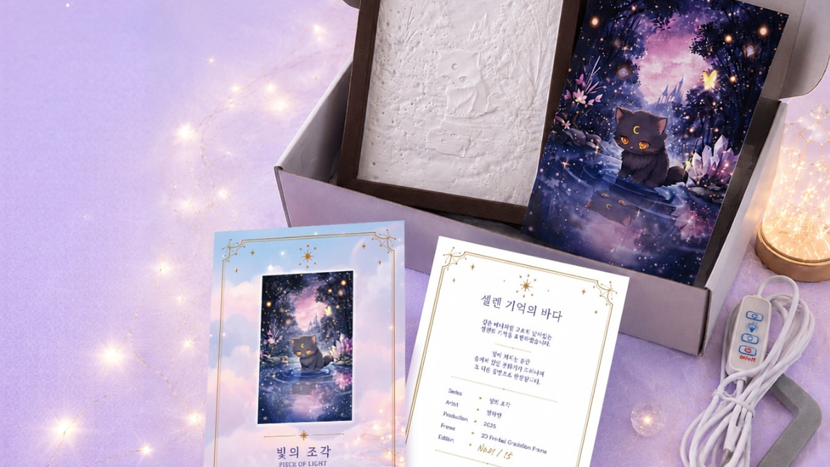 하루에 딱 하나만 만든다는 한정판 무드등, 들어보셨나요?